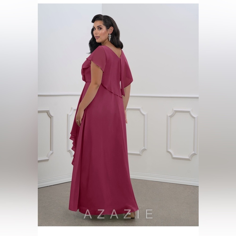 Azazie Eliza Dress in Mulberry - Picture 6 of 9